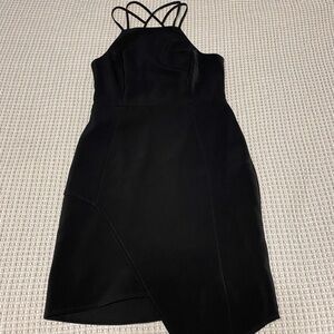 Express Black Strappy Dress